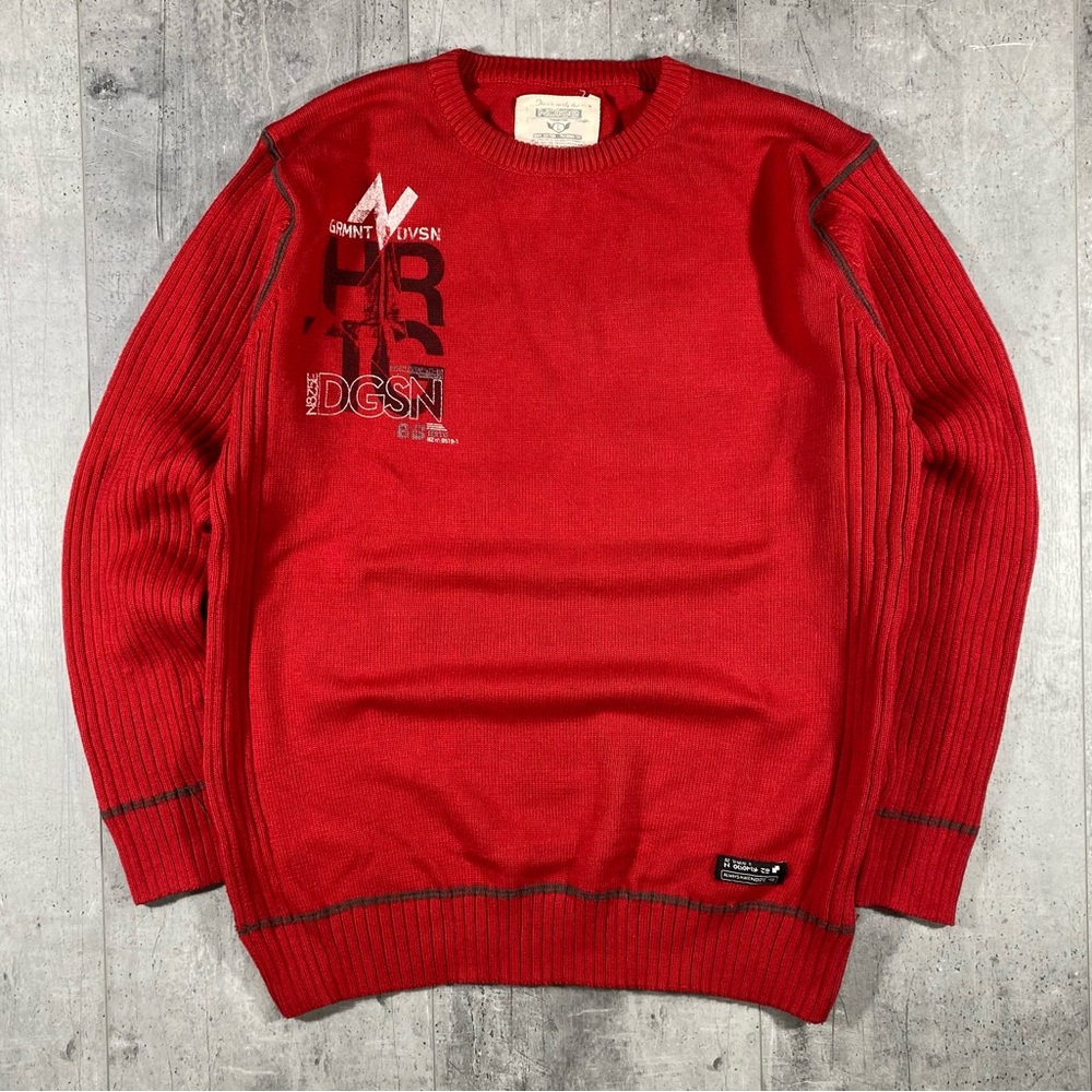 Y2k Red Noize Sweater
